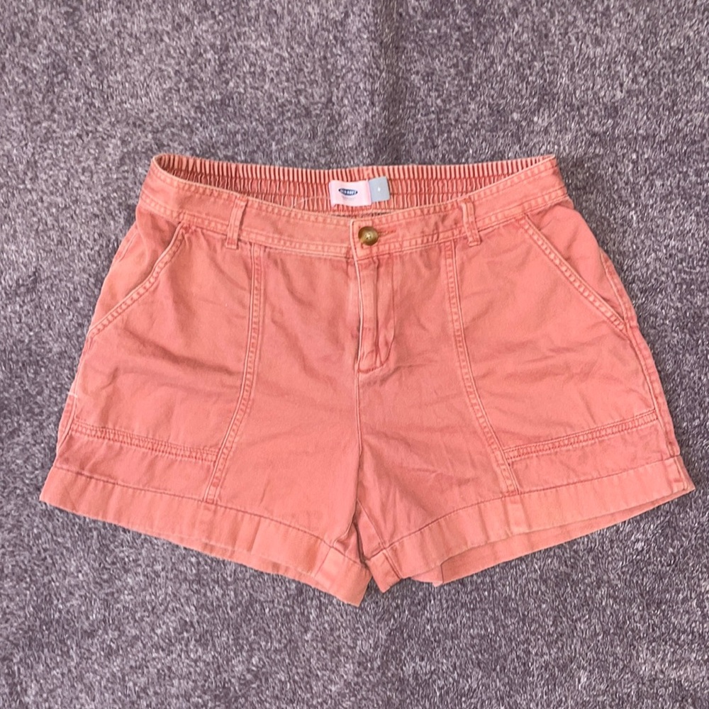 Old navy salmon pink cargo  shorts
